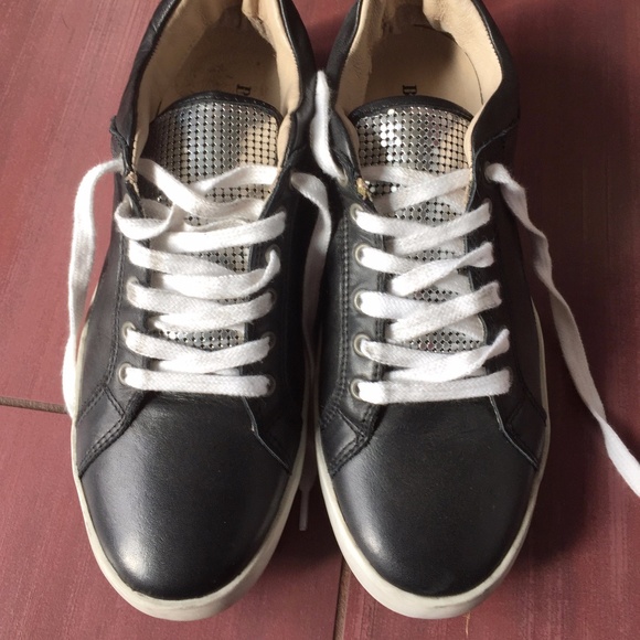 Brusque leather sneakers with sequins - Picture 2 of 8